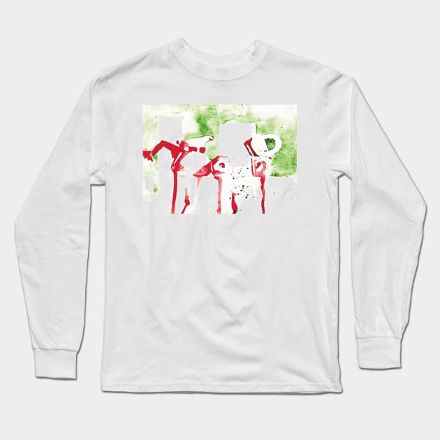 watercolor Long Sleeve T-Shirt by inkame